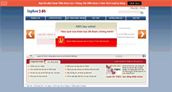 Desktop Screenshot of lophoc24h.com